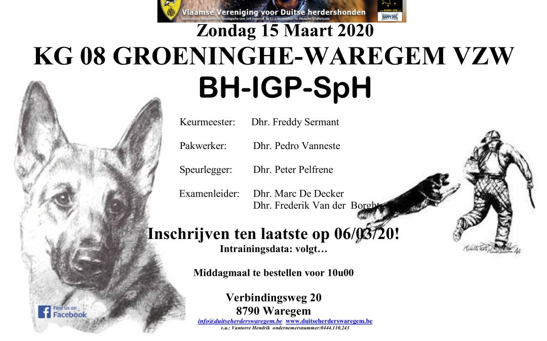 13/03/2022 IGP/IGP-V/BH-Wedstrijd in Waregem